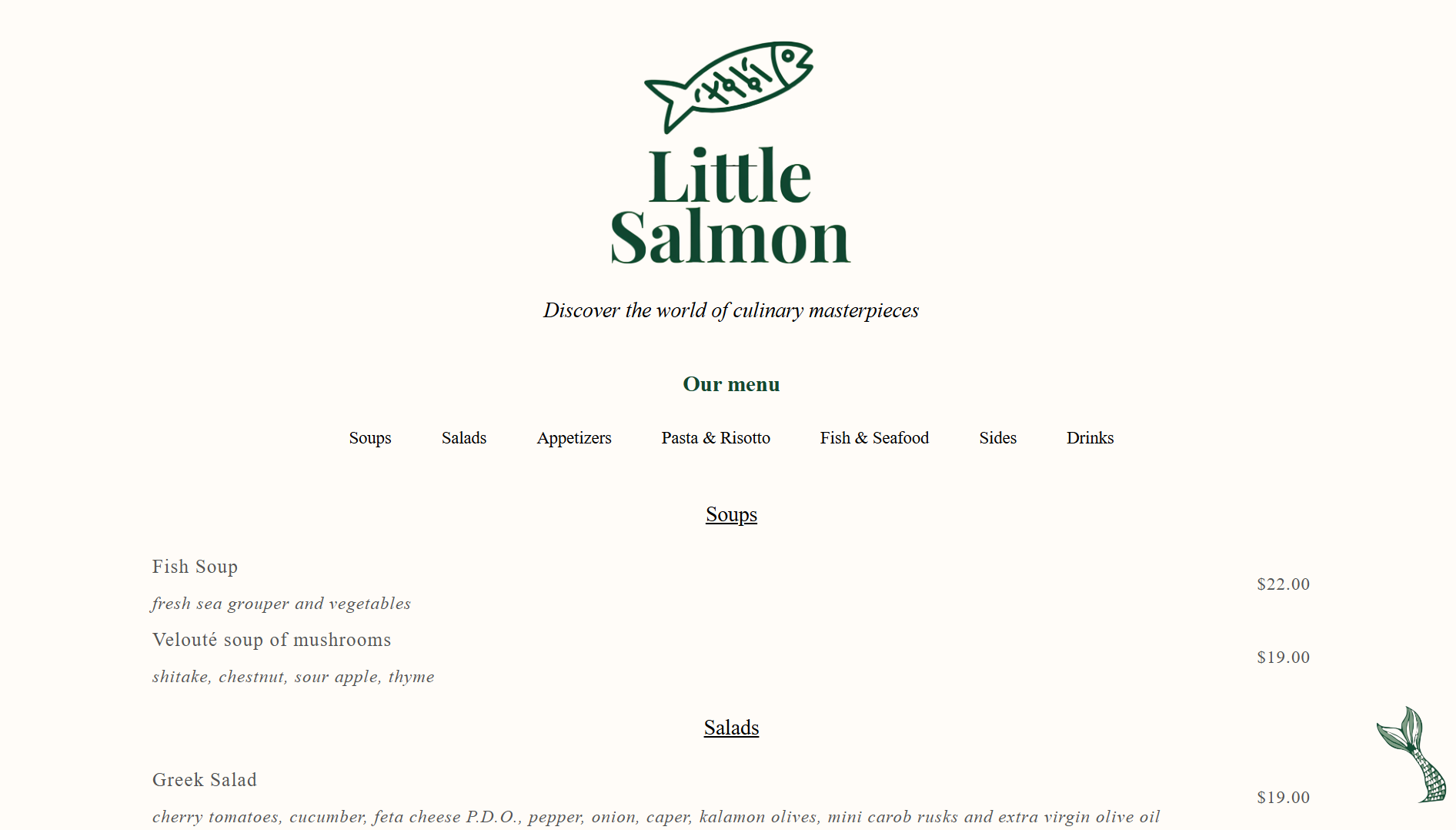''Little Salmon'' project's screenshot