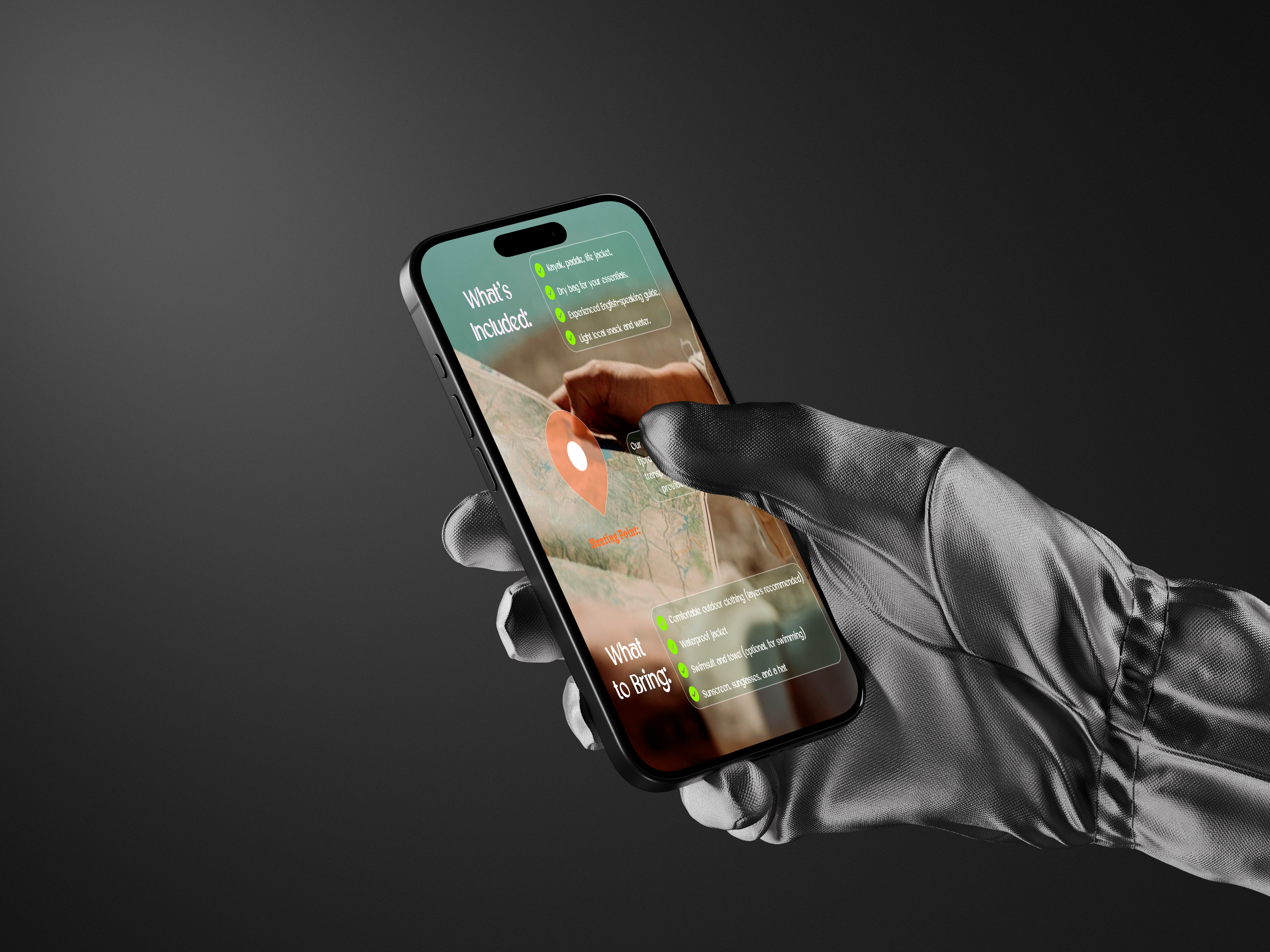 ''Nordlys Tours'' mockup